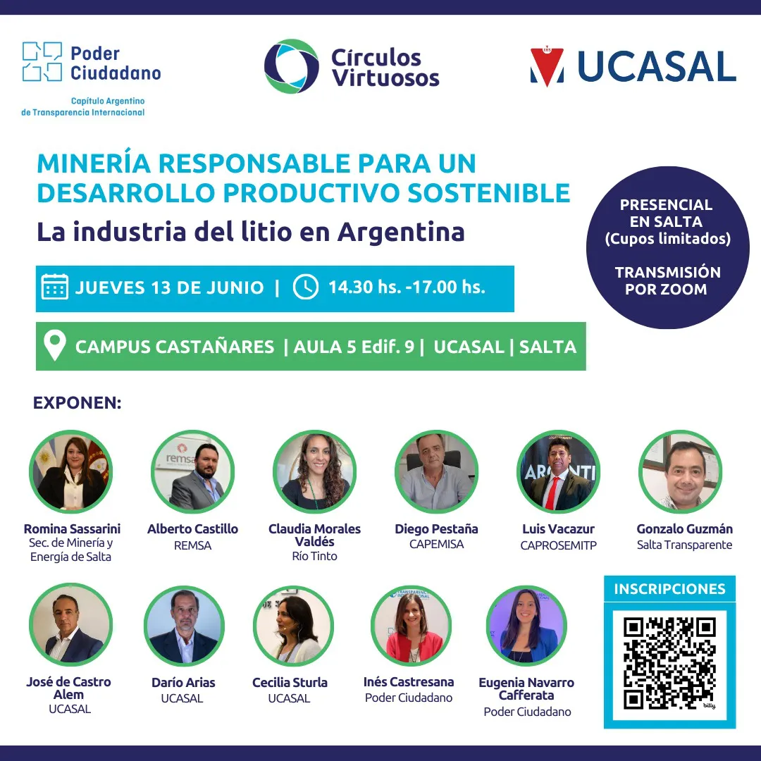 Aviso Seminario Transparencia Poder Ciudadano Junio 2024