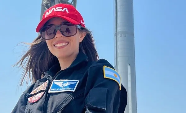 Astronauta salteña Noel de Castro