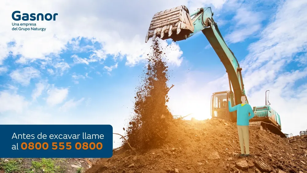 Gasnor - Campaña Prevención de Daños - Llame antes de Excavar