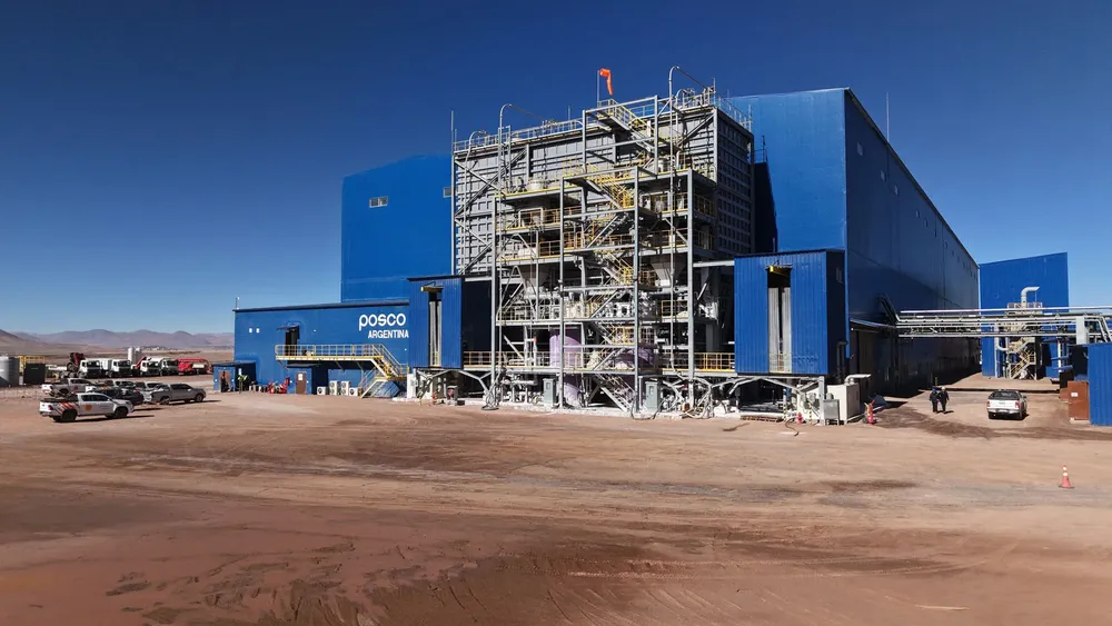 El proyecto Sal de Oro de POSCO Argentina opera en el Salar del Hombre Muerto, a más de 4.000 metros de altura.