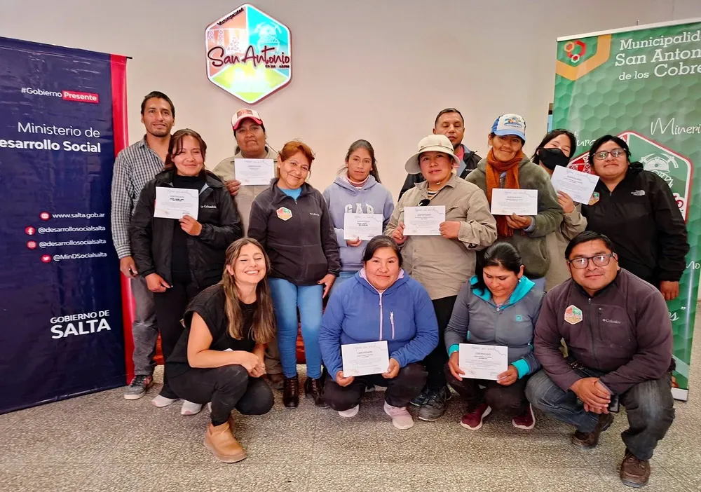 El taller se desarrolló en el marco del programa “Tu Oficio, Tu Trabajo”, impulsado por el Ministerio de Desarrollo Social