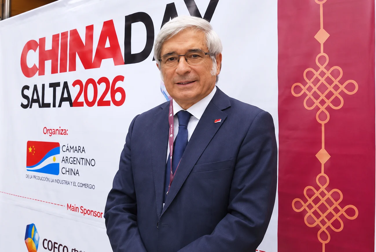 Javier Lozada, presidente de Cámara Argentino China de la Producción, la Industria y el Comercio.