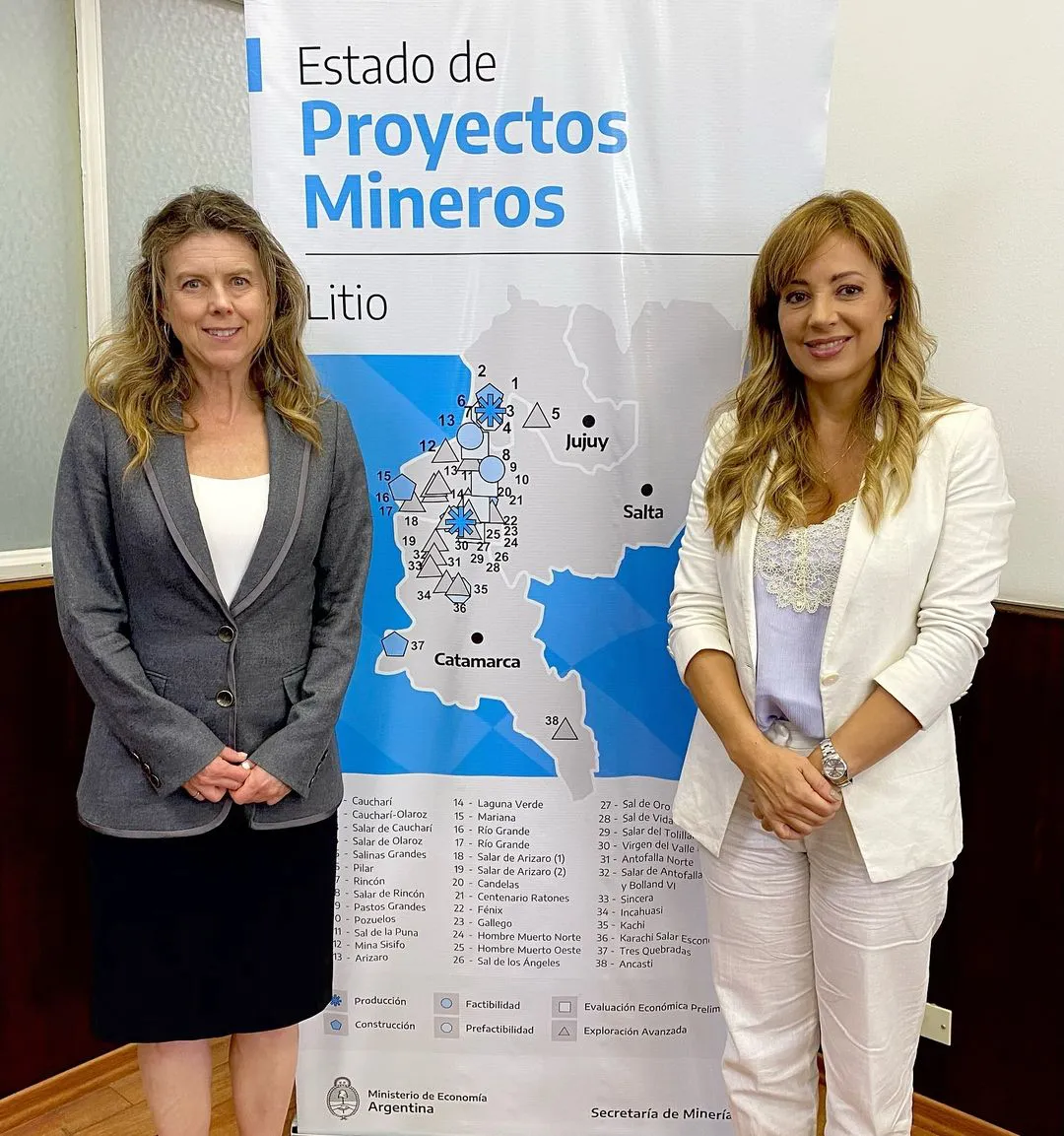 La+Secretaria+de+Minería,+se+reunió+el+día+de+hoy+con+Amanda+Hall,+CEO+de+@summit_nanotech+y+los+directivos+Gautam+Parimoo y Clara Vidal.+++La+empresa+de+tecnología+de+extracción+directa+de+litio,+con+sede+en+Canadá+y+con