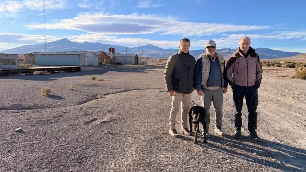 El secretario de Minería Gustavo Carrizo recorrió el proyecto.