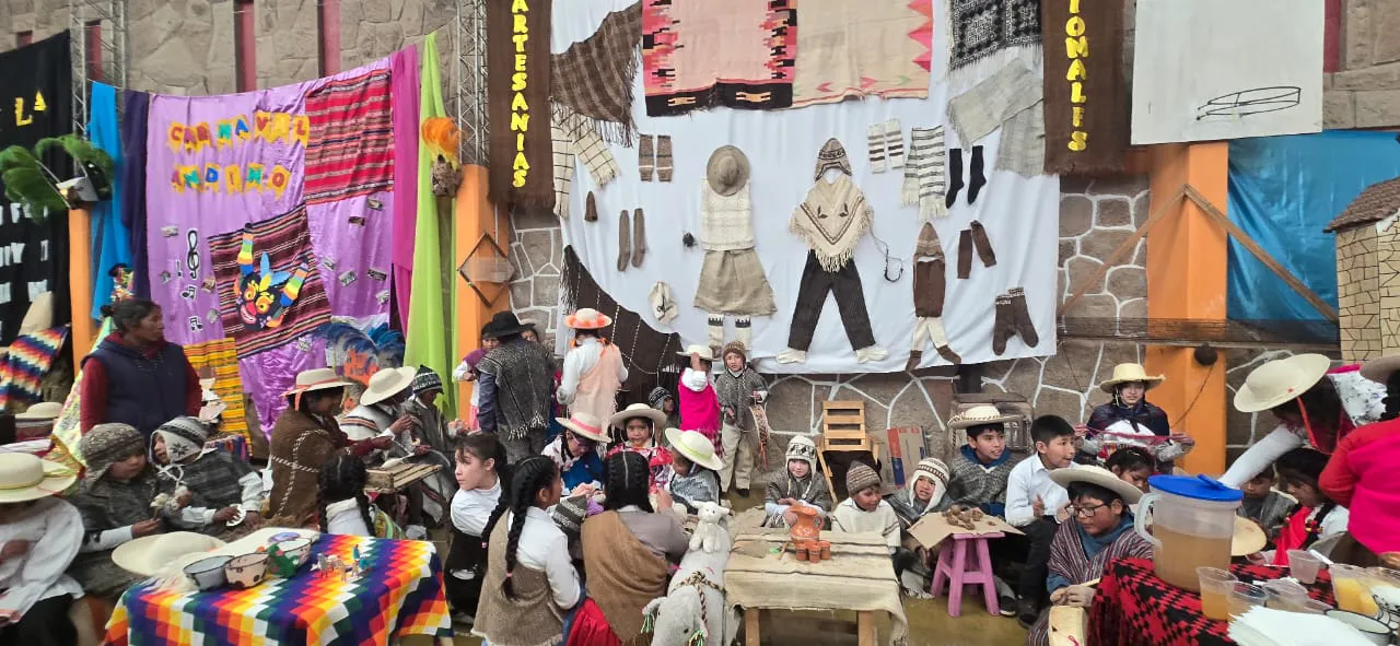 Niños de la Escuela Domingo Faustino Sarmiento