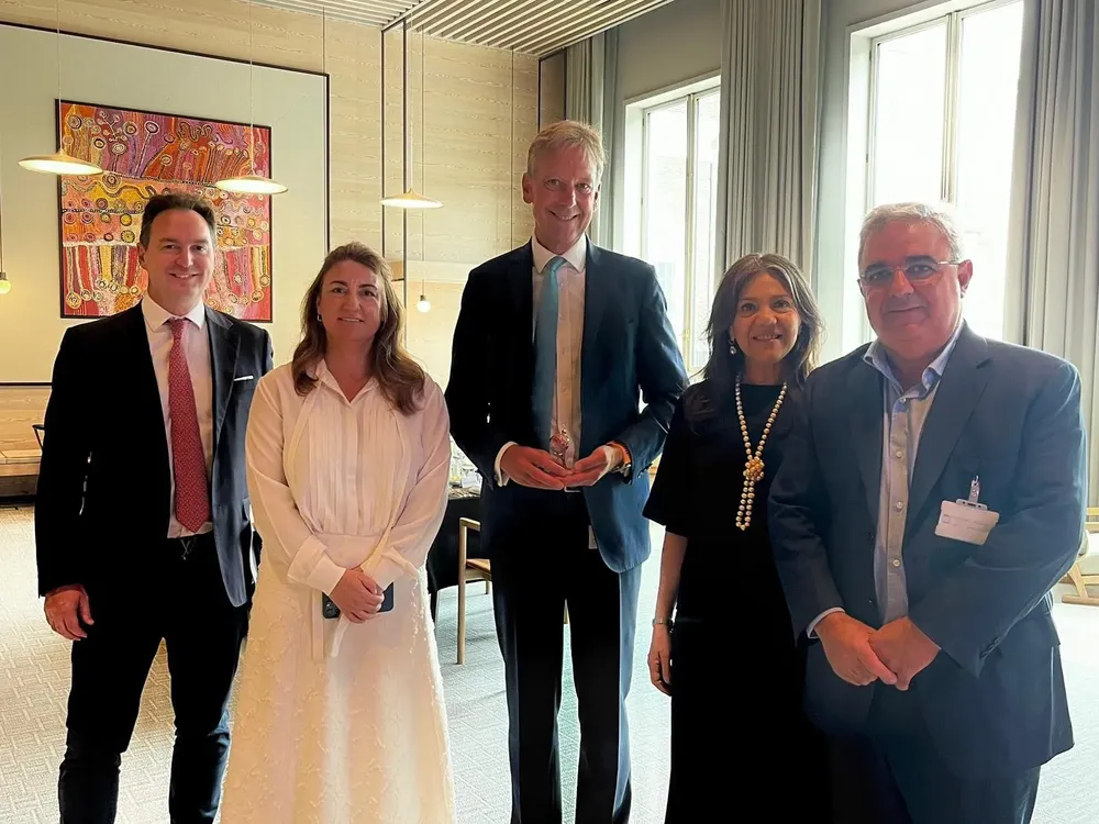 Jakob Stausholm y Raúl Jalil