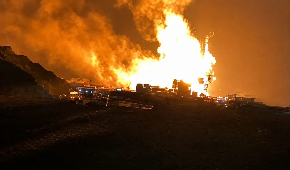EXPLOSION DE UNA CISTERNA