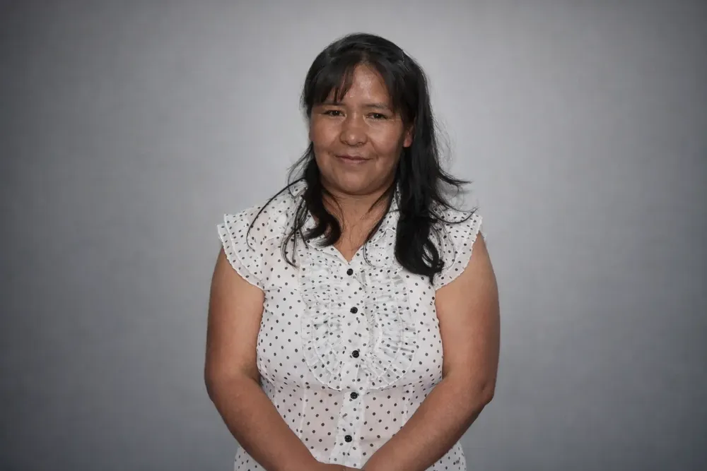 Laura Casimiro, cacique de la Comunidad Kolla Andina de Santa Rosa de Pastos Grandes