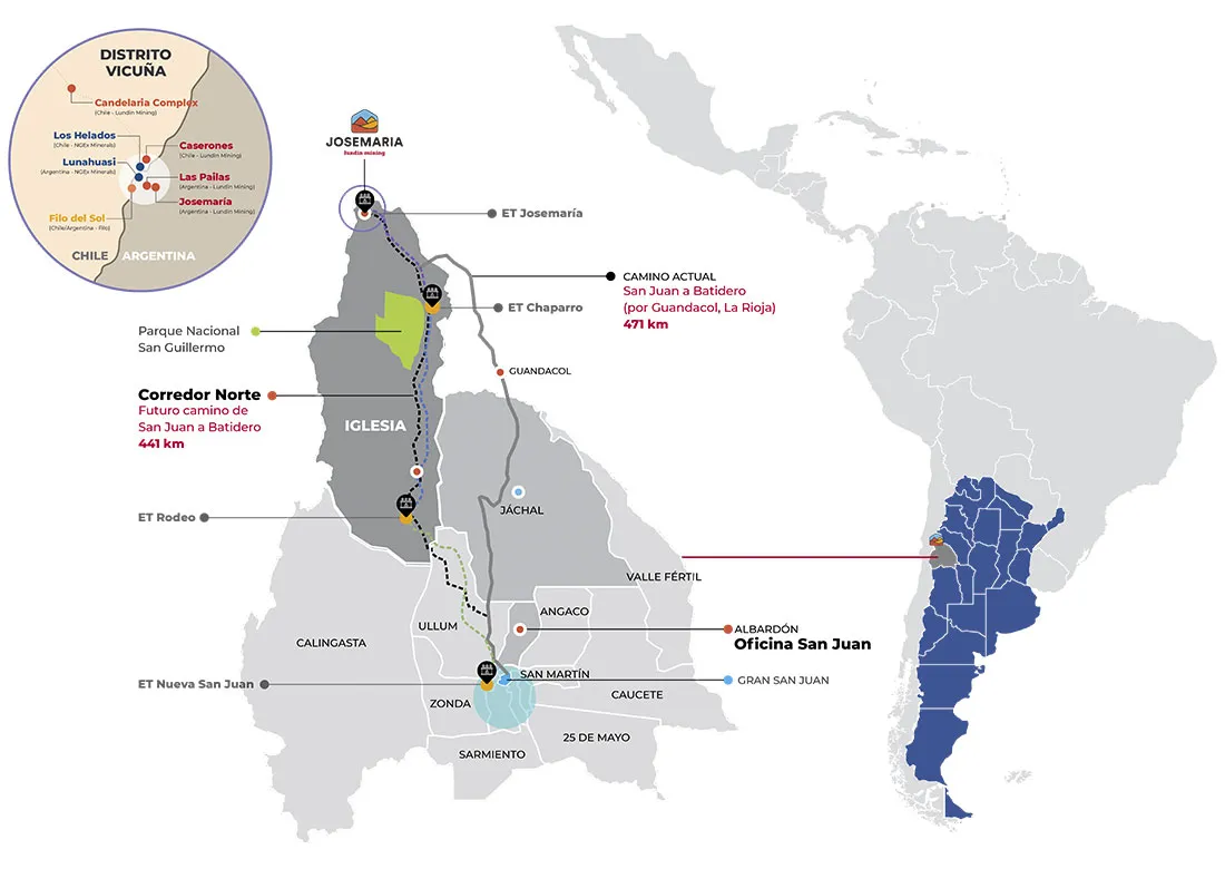 Estos son los proyectos que Vicuña Corp va a administrar